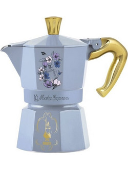 Bialetti Moka Express Bridgerton Μπρίκι Espresso 3Cups Μπλε