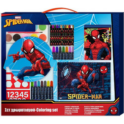 Must Spider-Man Σετ Ζωγραφικής με Βαλιτσάκι 54x47cm 31τμχ