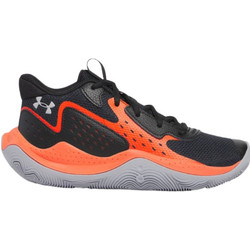 Under Armour GS Jet' 23 Παιδικά Αθλητικά Παπούτσια για Μπάσκετ Μαύρα Πορτοκαλί 3026635-006