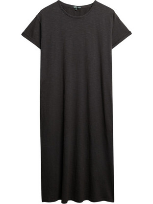 Superdry Midi Καλοκαιρινό Καθημερινό Φόρεμα Μαύρο W8011868A-02A