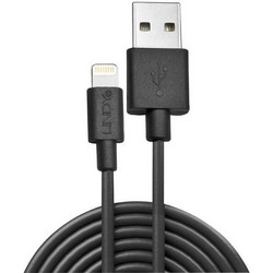 Lindy USB-A to Lightning Cable 3m Black 31322