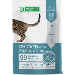 Nature's Protection Adult Weight Control with Chicken, Salmon & Tuna 100gr