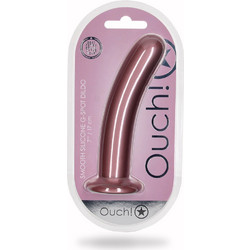Ouch! Smooth G-Spot Dildo με Βεντούζα 17cm Ροζ