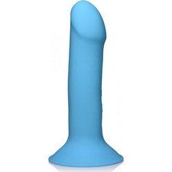 XR Brands 10X Squeezable Vibrator Δονητής 16.8cm Μπλε