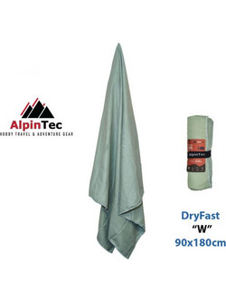 Alpintec Πετσέτα Θαλάσσης Microfiber Γαλάζια 90x180cm WMS-XXL-PCI