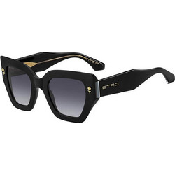 Etro 0010S 80790 Γυναικεία Γυαλιά Ηλίου Πεταλούδα Κοκάλινα Μαύρα με Μαύρο Degradee Φακό
