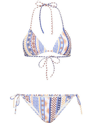 Rip Curl Bikini Set Τριγωνάκι Μπλε Σομόν 0M1WSW-3282