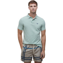 Barbour Lightweight Ανδρική Μπλούζα Polo Κοντομάνικη Γαλάζια MML1367-GN12