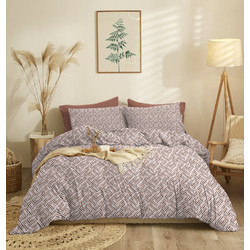Cokitex Σετ Σεντόνια Μονά 165x260 Marta Maze Moka