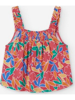 Losan Παιδικό Crop Top Αμάνικο Πολύχρωμο LKGAP030225006