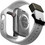 Uniq Monos Θήκη Σιλικόνης με Λουράκι για Apple Watch 4 / 5 / 6 / 7 / 8 / 9 / SE 44 / 45mm Γκρι