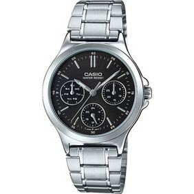 Casio Γυναικείο Ρολόι με Ασημί Μεταλλικό Μπρασελέ LTP-V300D-1AUDF