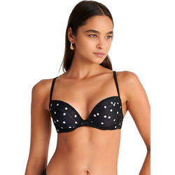 BLU4U Bikini Top με Ενίσχυση Μαύρο 25366273-02