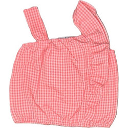 Funky Παιδικό Crop Top Αμάνικο Κόκκινο Λευκό 125-505134-1