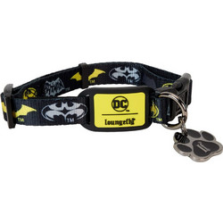 Loungefly DC Batman Κολάρο Σκύλου Μαύρο Κίτρινο 2.5x53-76cm