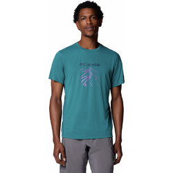 Columbia Zero Rules Light Graphic Ανδρικό Αθλητικό T-Shirt Βεραμάν 2118541-364