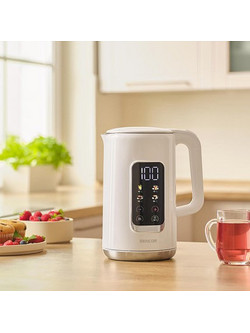 Sencor SWK 0950WH Ανοξείδωτος Βραστήρας 1.7lt 2200W με Ρύθμιση Θερμοκρασίας