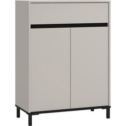 Fylliana Παπουτσοθήκη Ξύλινη 2K1F2V Μόκα M80xΠ40xY110cm 11014083