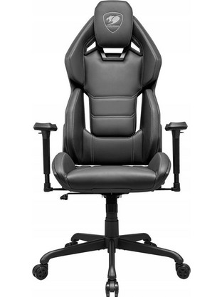 Cougar Hotrod Καρέκλα Gaming Δερματίνης με Ρυθμιζόμενα Μπράτσα Μαύρη