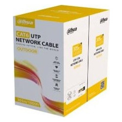 Dahua U/UTP Cat.6 Καλώδιο Δικτύου Ethernet 305m Black PFM920-6UN