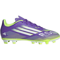 Adidas F50 Club FG/MG JI0030 Παιδικά Ποδοσφαιρικά Παπούτσια με Τάπες Μωβ Lime