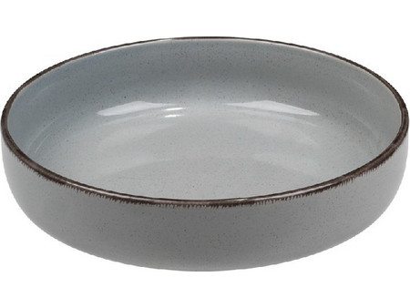 Espiel Tuscany Grey Blue Πιάτα Βαθιά Κεραμικά 21cm 6τμχ ESPIEL-ATA153K6