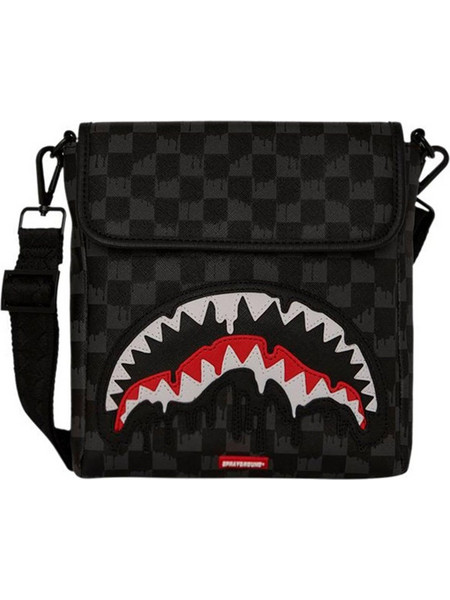 Sprayground Dripping Sharks In Paris Ανδρική Τσάντα Ώμου / Χιαστί Μαύρη 910B7962NSZ