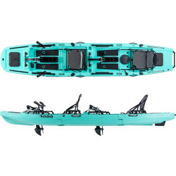 SCK Cyclo 2 modular Πλαστικό Kayak 2 Ατόμων με Πετάλια Τιρκουάζ 0204-34401