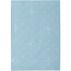 Lorelli Βρεφικό Σεντόνι Κούνιας Βαμβακερό 100x150 Little Bear Blue