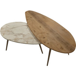 Pakoworld Monty Τραπεζάκι Σαλονιού Ξύλινο Μ116xΠ46xΥ46cm 120-000619