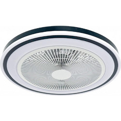 IQ CF-1606 Ανεμιστήρας Οροφής 31cm 24W με Φως & Τηλεχειριστήριο Μαύρος
