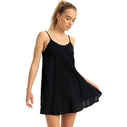 Roxy Favorite Summer Mini Καλοκαιρινό Καθημερινό Φόρεμα Μαύρο ERJX603448-KVJ0