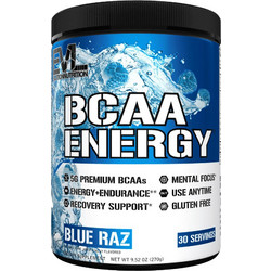 EVL Nutrition BCAA Energy Blue Raz 288gr