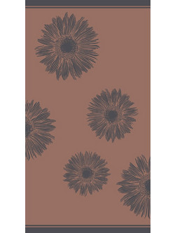 Melinen Flower Πετσέτα Θαλάσσης Καφέ 86x160cm 20004876