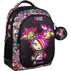 Must Tokidoki Cactus Σχολική Τσάντα Πλάτης Δημοτικού Μαύρη 470318