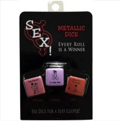 Kheper Sex Metallic Dice Ερωτικά Ζάρια D-237663