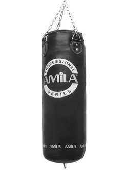 Amila 43816 Σάκος Μποξ Κρεμαστός 25kg 100cm Μαύρος
