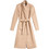 Ted Baker Rose Γυναικείο Ημίπαλτο Μάλλινο Μπεζ 249306