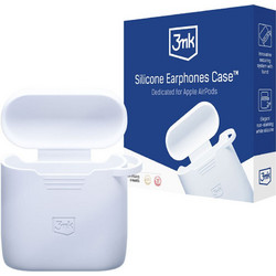 3mk Θήκη Σιλικόνης για Apple AirPods 1 / 2 Λευκή