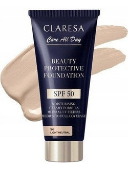 Claresa Protective 1N Light Neutral Liquid Foundation SPF50 30ml