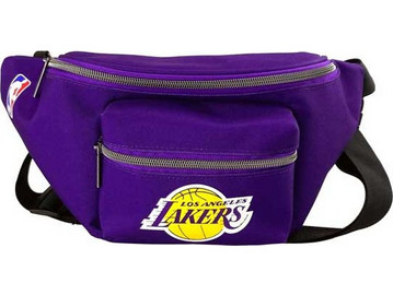 Back Me UP NBA Lakers Παιδικό Τσαντάκι Μέσης Μωβ 378-02240