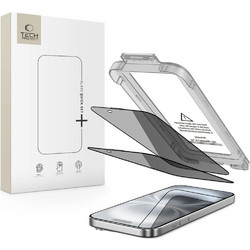 Tech-Protect Quick Set Spy+ Tempered Glass 2-pack (iPhone 16 / 15)