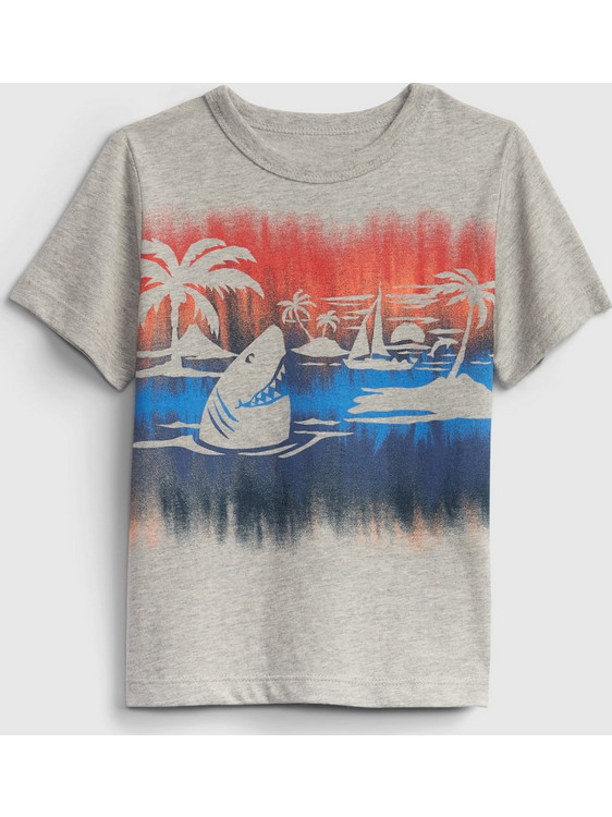 Gap Παιδικό T-Shirt Κοντομάνικο Γκρι 687871004