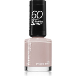 Rimmel 60 Seconds Super Shine 109 Evening Sand Gloss Βερνίκι Νυχιών Quick Dry 8ml
