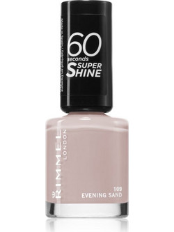 Rimmel 60 Seconds Super Shine 109 Evening Sand Gloss Βερνίκι Νυχιών Quick Dry 8ml