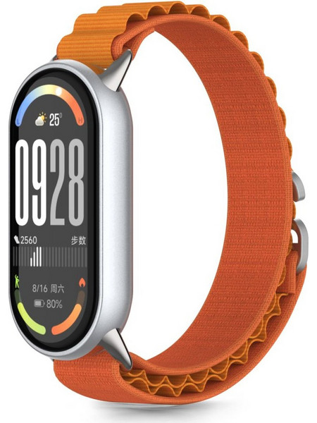 Tech-Protect Nylon Pro Λουράκι Υφασμάτινο Orange (Xiaomi Smart Band 8 / 9 / 10)