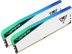 Patriot Viper Elite 5 Ultra 64GB (2X32GB) DDR5 RAM 6400MHz C32 White VEU564G6432K