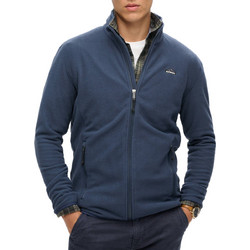 Superdry Ανδρική Ζακέτα Fleece με Φερμουάρ Navy Μπλε M2014195A-JUA