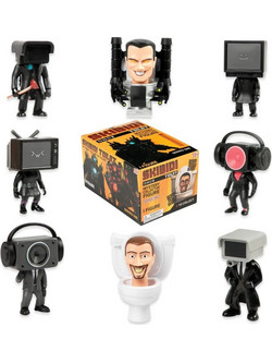 AS Company Skibidi Toilet Mystery Collector Figure Series One Διάφορα Σχέδια Φιγούρα Δράσης