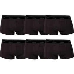 Jepa Ανδρικά Μποξεράκια Σετ 6Pack Μαύρα 307628-5579